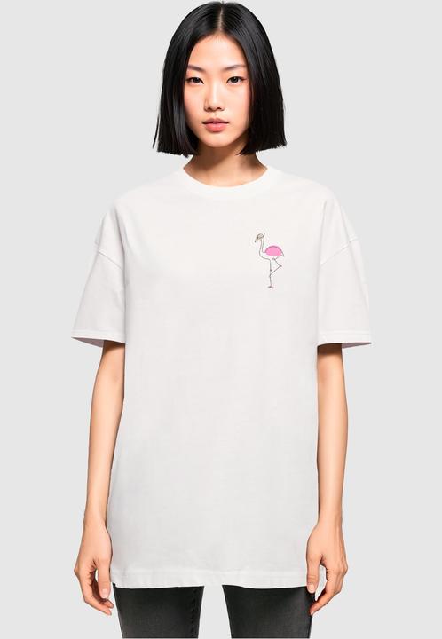 Produktbild Merchcode Ladies Flamingo Oversized Boyfriend Tee - 118467 (4XL)