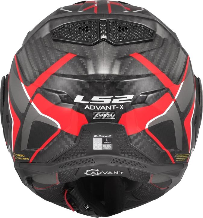 Produktbild LS2 FF901 ADVANT X C FUTURE II Klapphelm rot S (S)