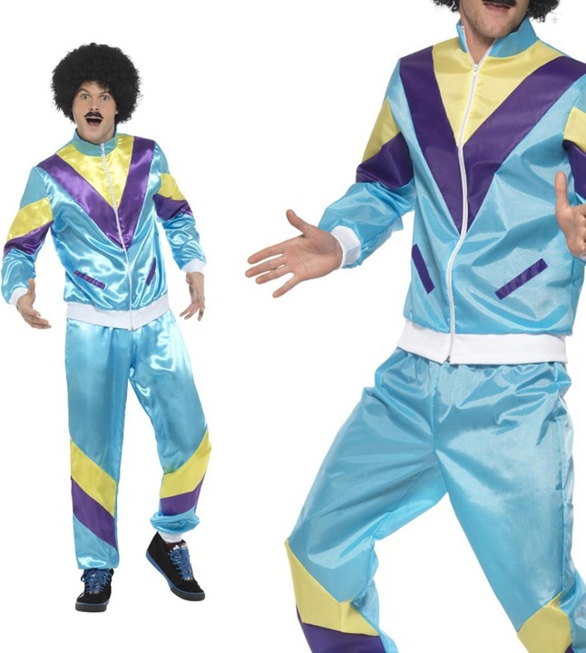 Actual product image Smiffys Retro tracksuit (M)