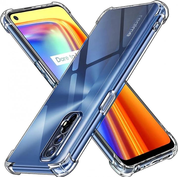 Actual product image Screenguard Realme 7 hull Crystal Soft Airbag Bumper (Realme 7)