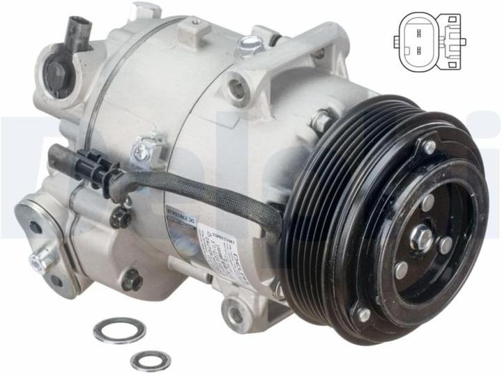 Actual product image Delphi Air Conditioning Compressor
