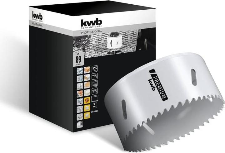 Produktbild kwb Hss Bimetall Lochsäge 89Mm (89 mm)