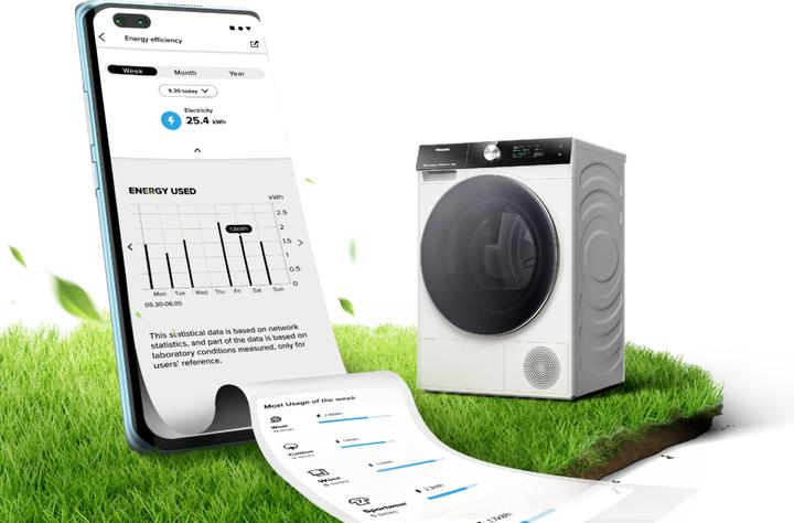 Image du produit Hisense DH7S107BW (10 kg, Droite)