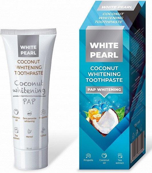 Image du produit Pâte dentifrice blanchissante à la noix de coco PAP (75 ml)