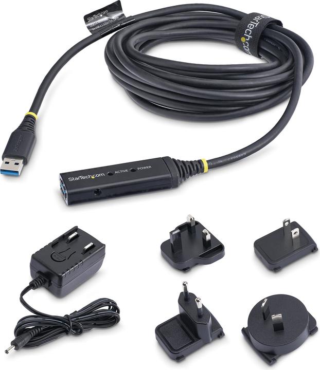 Image du produit StarTech 10 m de câble de rallonge USB 3.0 SuperSpeed actif - plug/socket (10 m, USB 3.2 Gen 1)