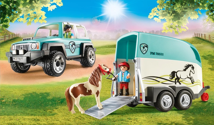 Actual product image Playmobil 70511 Car with trailer (70511, Playmobil Country)