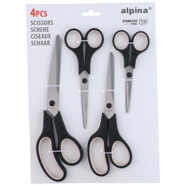 alpina, Forbice, Scissors 4pc