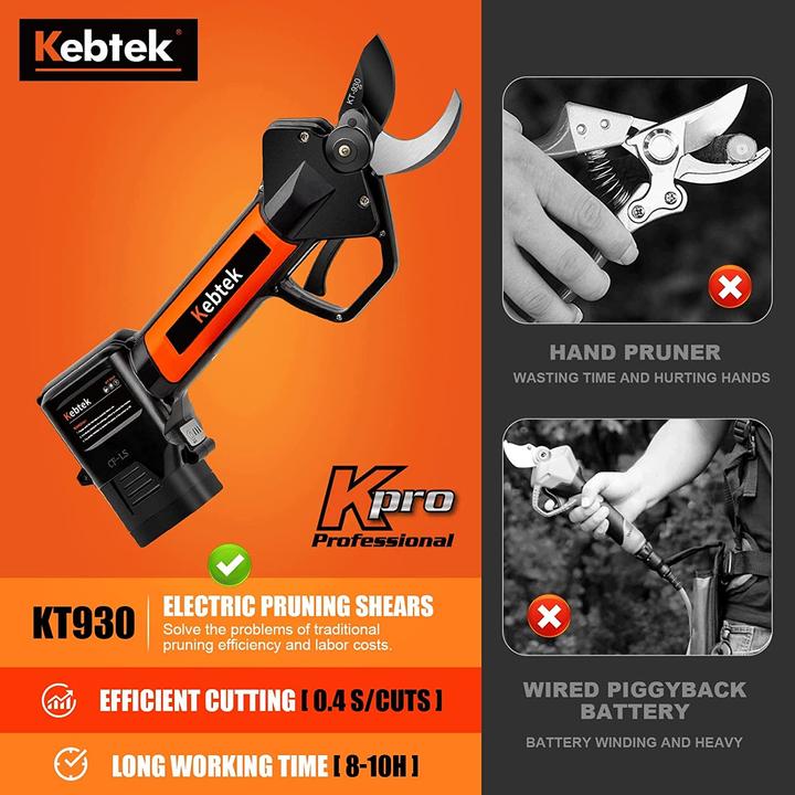 Actual product image Kebtek Electric pruning shears