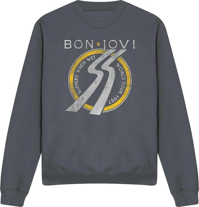 Produktbild Bon Jovi Slippery When Wet World Tour Sweatshirt (S)
