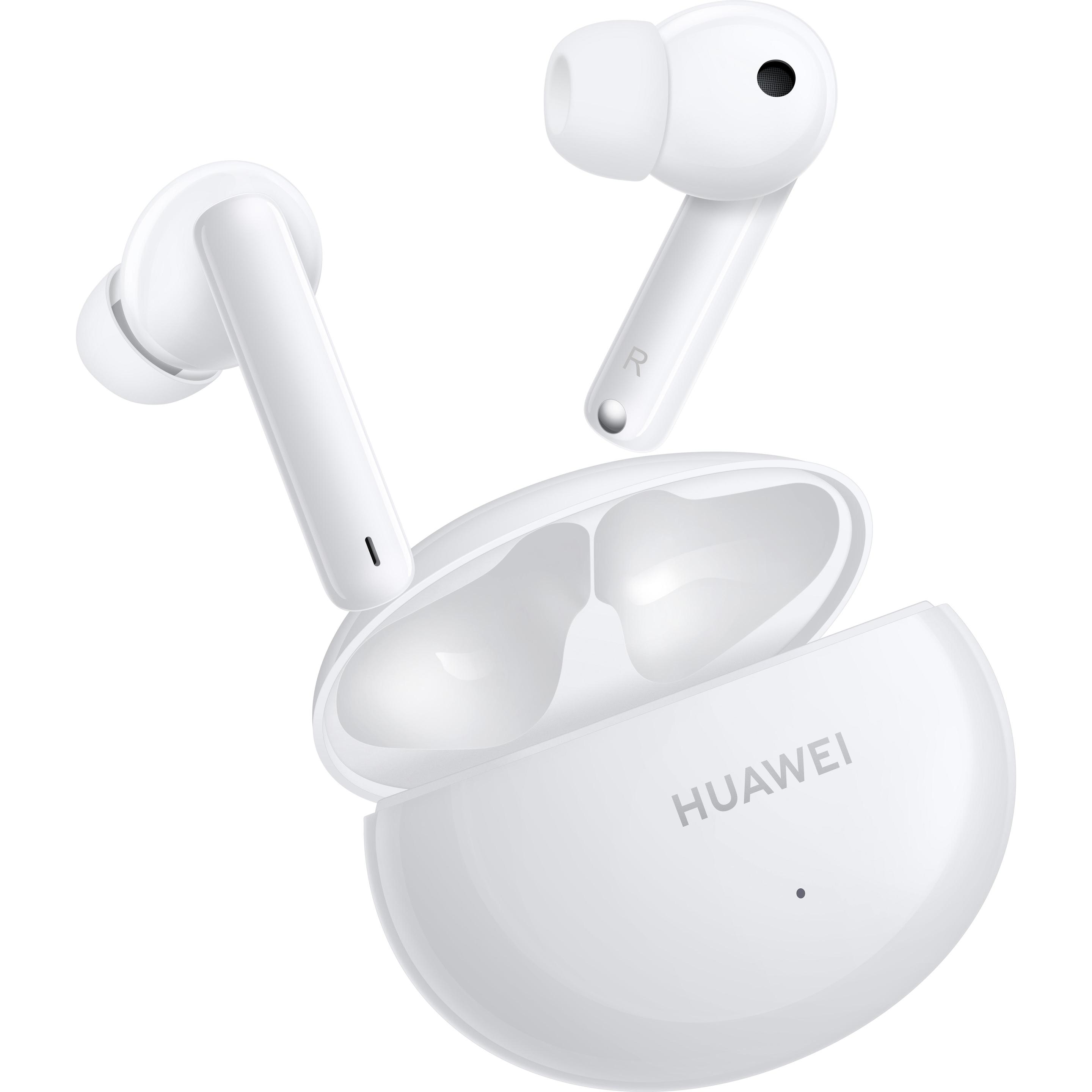 Huawei FreeBuds 4i (Aktive Geräuschunterdrückung, 10 h, Kabellos), Kopfhörer, Weiss