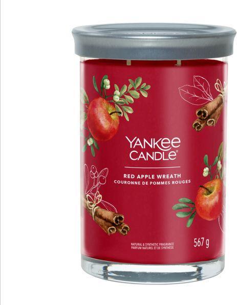 Actual product image Yankee Candle Red Apple Wreath Signature Large Tumbler Scented Candle
