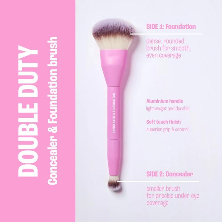 Actual product image BrushArt Double Duty Concealer & Foundation Brush (Foundation)