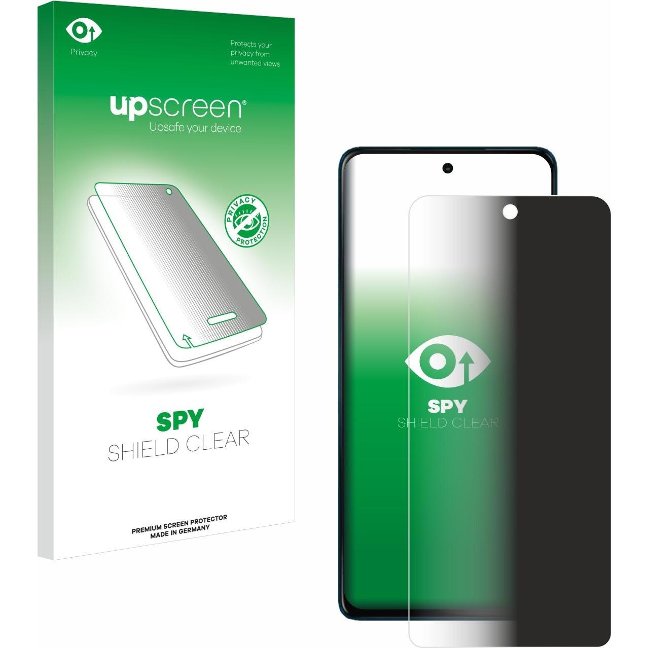 upscreen Sichtschutzfolie Anti-Spy Privacy Folie Blaulicht-Schutz (1 Stück, Motorola Moto C), Smartphone Schutzfolie, Bl...