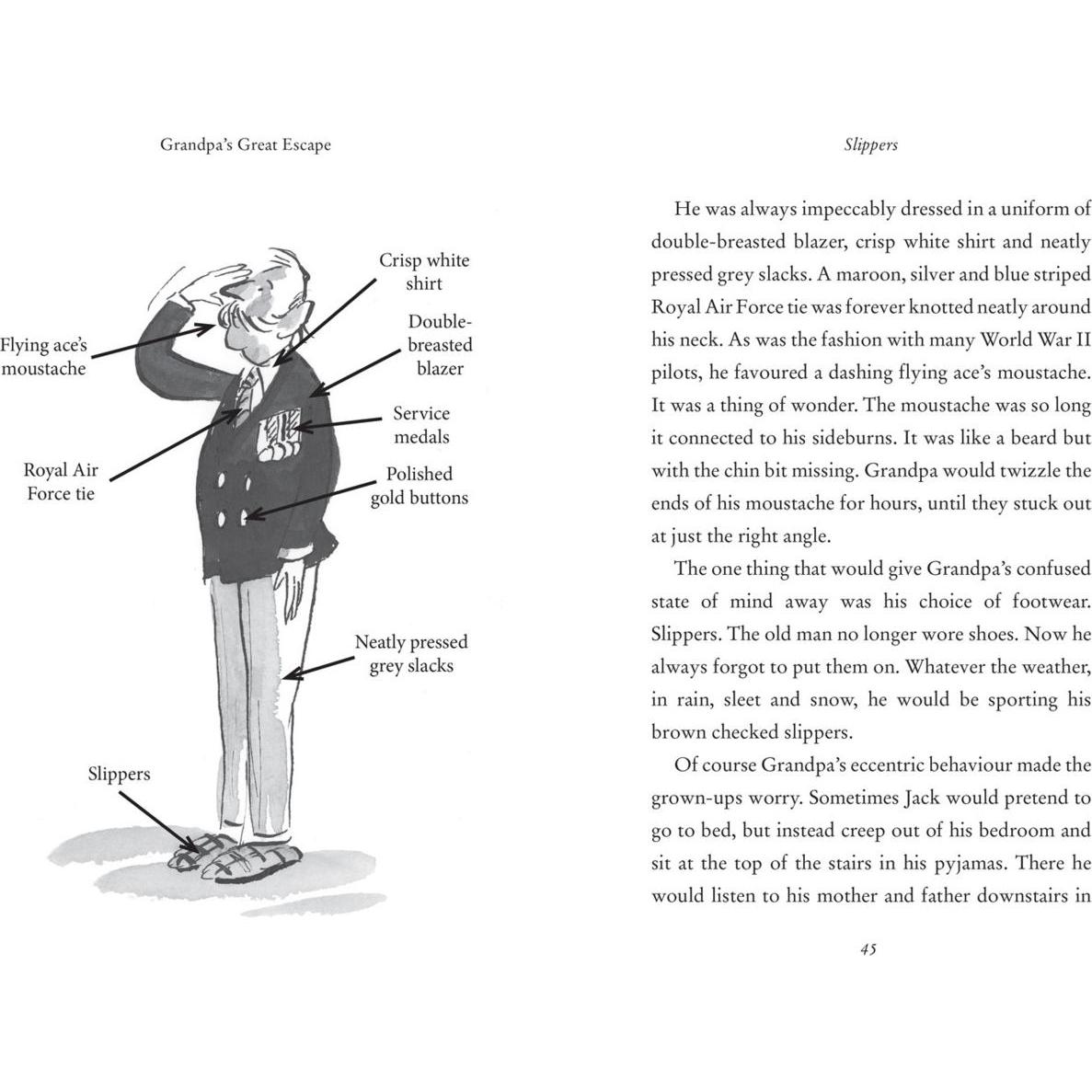Thumbnail - Grandpa's Great Escape, Kinderbücher von David Walliams