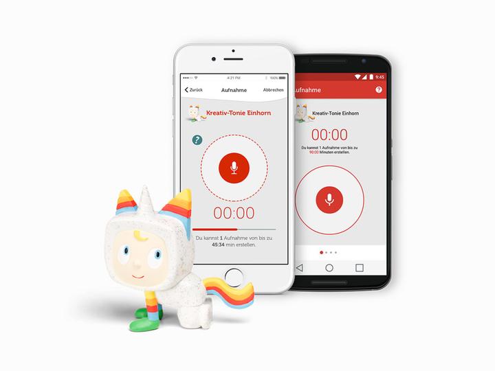 Actual product image Tonies Kreativ-Tonie - Hearing figure unicorn (German)