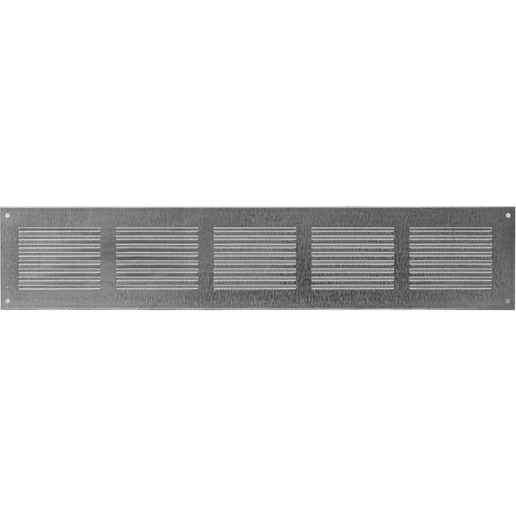 Euro3plast, Belüftungssystem, GRILLE METAL 500X100, GALVANIZED
