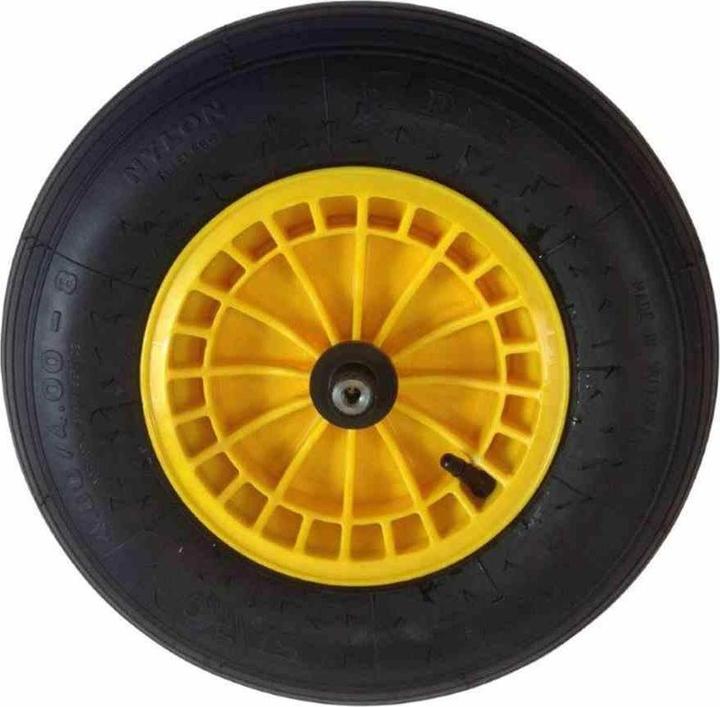 FORT Reservewiel geel 400 x 100 mm voor Raiffeis kruiwagen