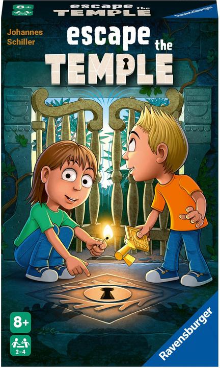 Ravensburger 20963 - Ontsnap aan de tempel, bordspel voor kinderen vanaf 8 jaar, familiespel voor kinderen (Italiaans, Duits, Frans, Nederlands)