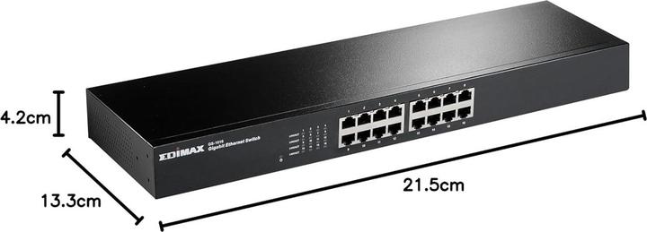 Produktbild edimax Switch GS-1016 V2 16 Port (16 Ports)