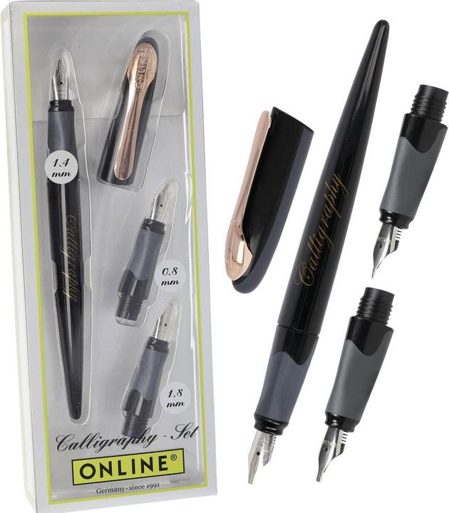 Image du produit Online Parure de Stylo Plume Air Rose (3x)