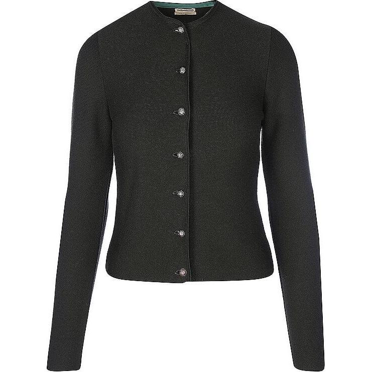 Gottseidank, Damen, Pullover, Trachten Strickjacke Aloisia, Grün, (S)
