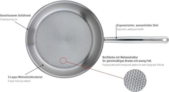 Actual product image Spring Brigade Profile frying pan (28 cm, Frying pan, Stainless steel)