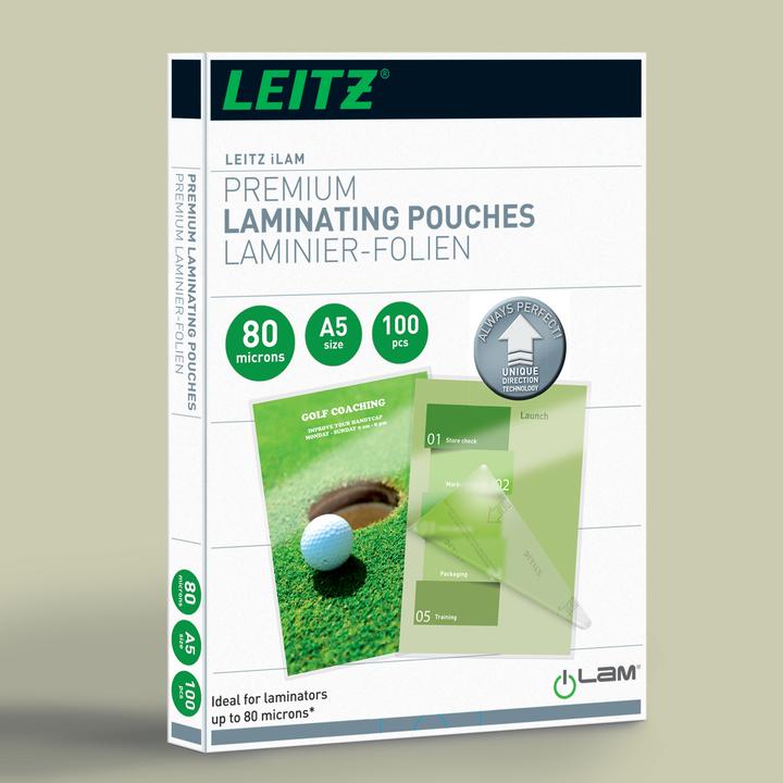 Actual product image Leitz Laminating foil (A5, 100 pcs., 80 µm)