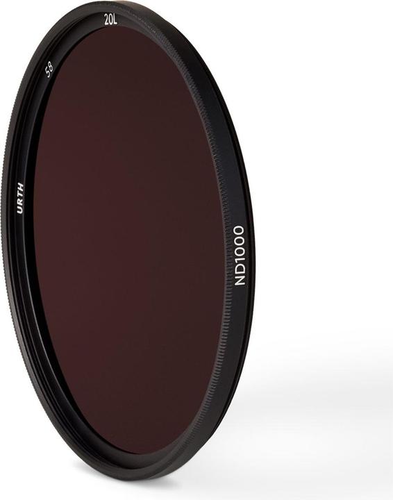 Produktbild Urth 58mm ND1000 (10 Stop) Lens Filter (Plus+) (58 mm, ND- / Graufilter, 58 mm)