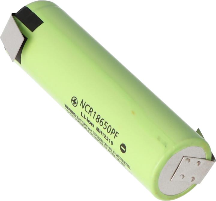 Immagine prodotto Panasonic Akku NCR18650PF – (NCR18650PD) + Lötfahne Z (1 pz., 18650, 2900 mAh)