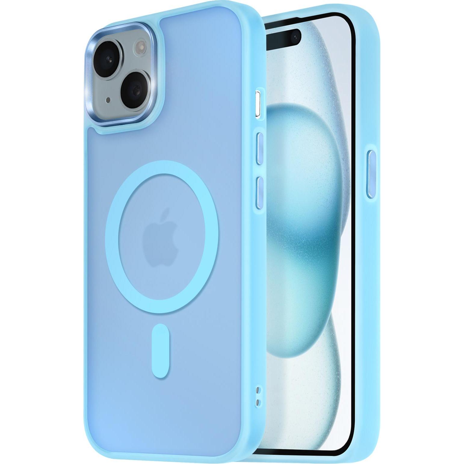 Avizar Frost Color Case (Apple iPhone 15), Smartphone Hülle, Blau