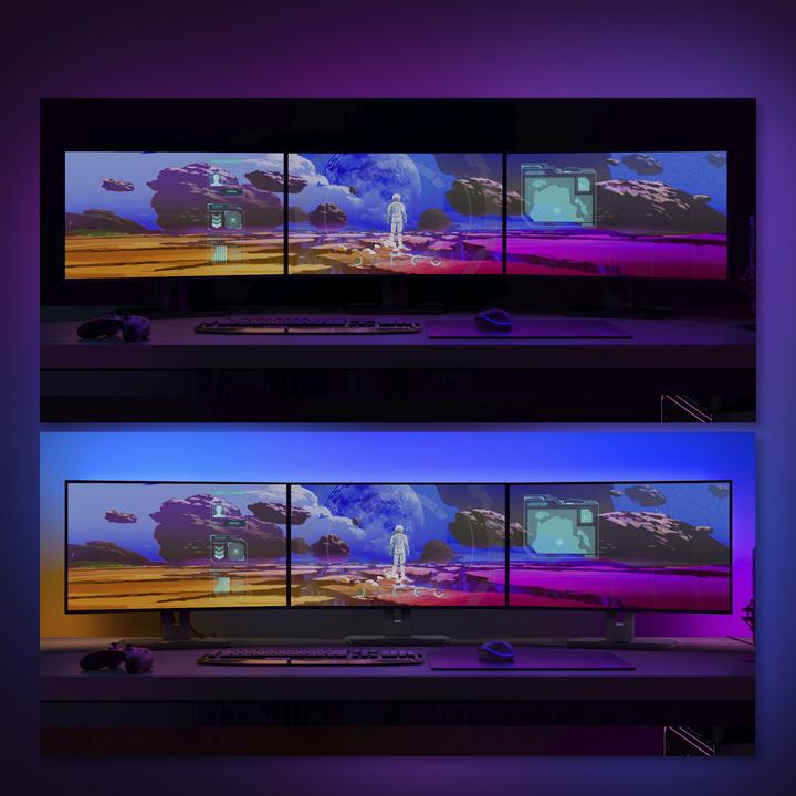 Actual product image Philips Hue Play Gradient incl. Bridge (Multicoloured, 187.50 cm, Indoor)