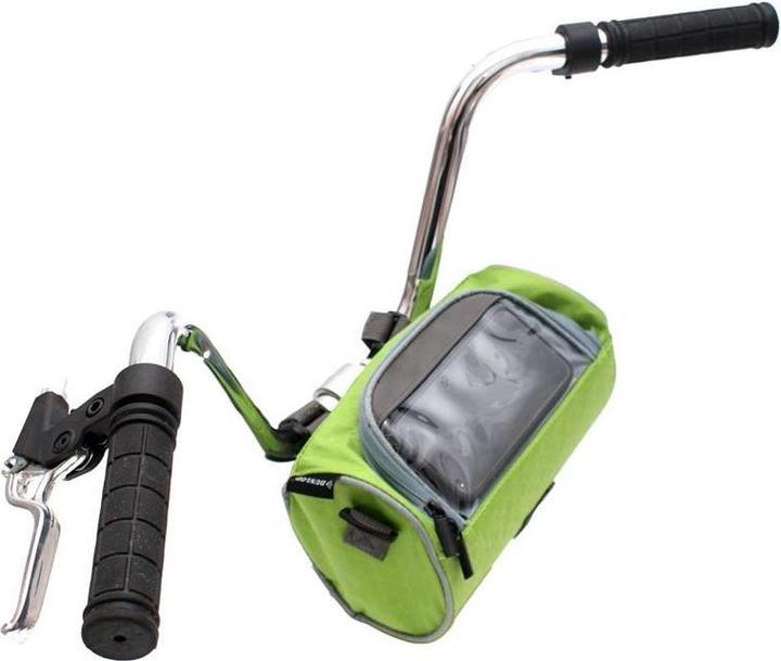 Produktbild Dunlop - Fahrradlenkertasche/Gepäcktasche mit Smartphonetasche (grün) (1.20 l, Lenkertasche)