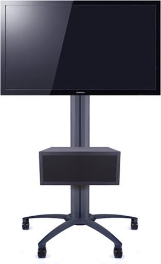 Actual product image Multibrackets Mediabox 1 to Public Stand, black, ground