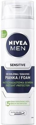 Actual product image NIVEA MEN Men Sensitive soothing piano for shaving - 200ML (200 ml, Shaving gel)