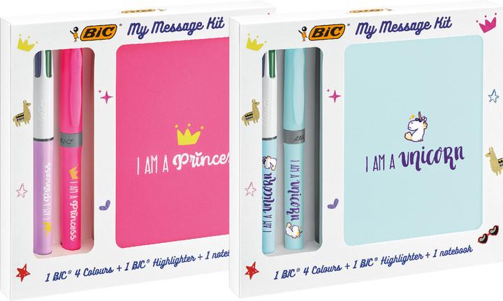 Produktbild Bic Briefpapier Box Prinzessin (Weiss, Lila, Pink, Rosa, 1 x)