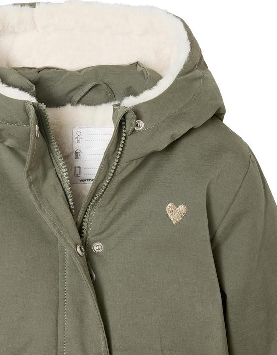 Immagine prodotto Vertbaudet Mädchen Jacke mit Kapuze und Webpelz-Futter, Recycling-Wattierung (116)