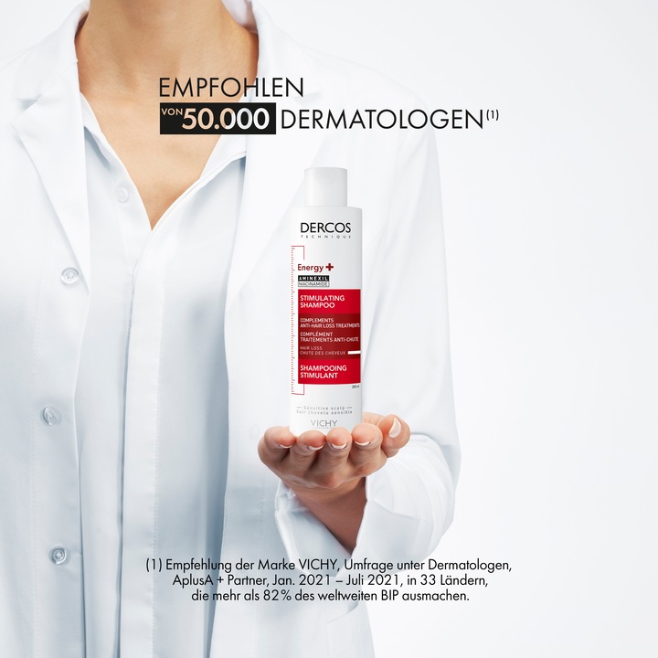 Image du produit Vichy Dercos Vital anti-chute de cheveux (200 ml, Shampoing liquide)