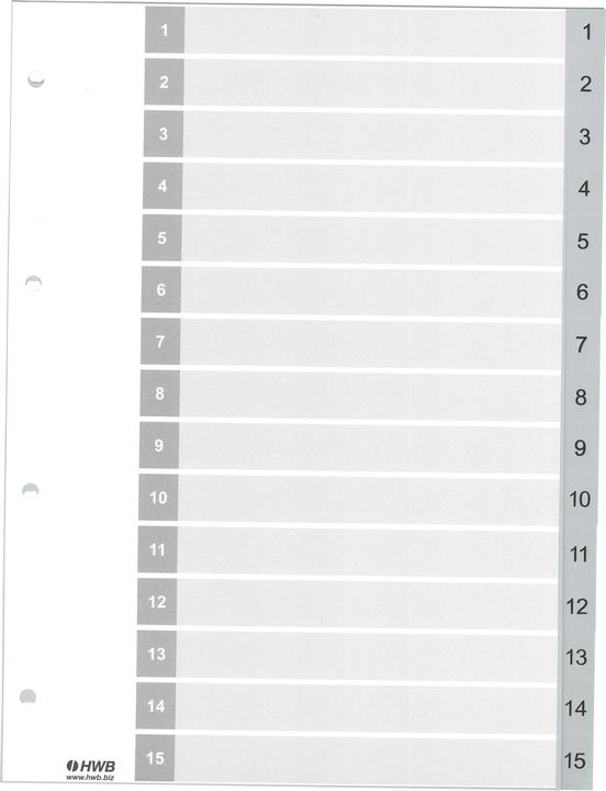 Actual product image Hwb Numbers register