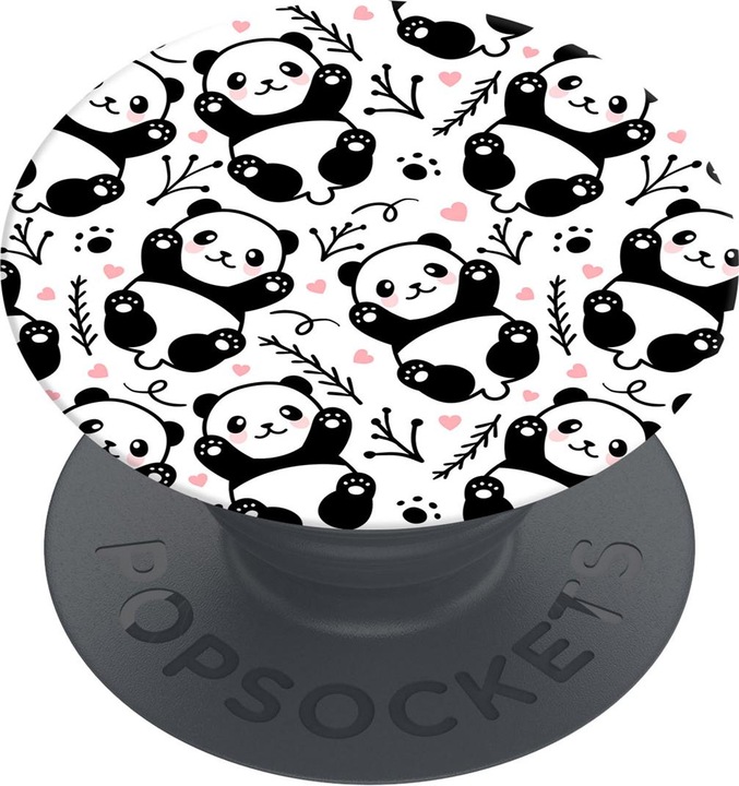 Produktbild PopSockets PopGrip Basic Panda Boom