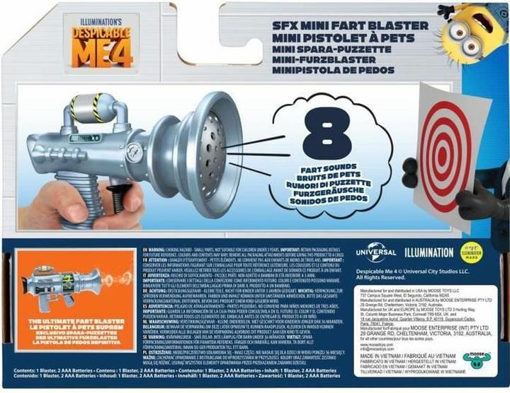 Actual product image Moose Minions 4 Fart Blaster Mini