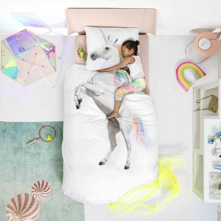 Image du produit Snurk Parure de lit Licorne 135 x 200