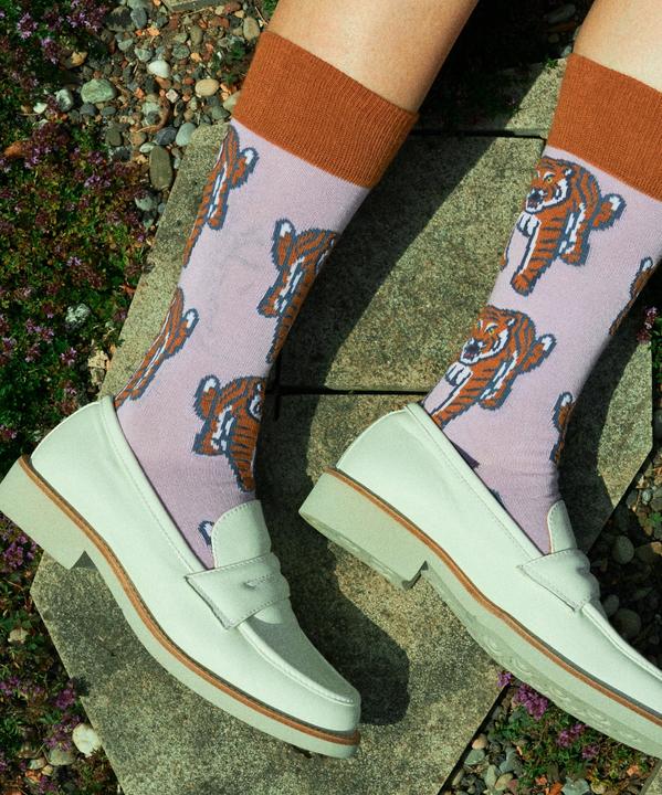 Actual product image DillySocks Dusk Tiger (Single pack, 41 - 46)