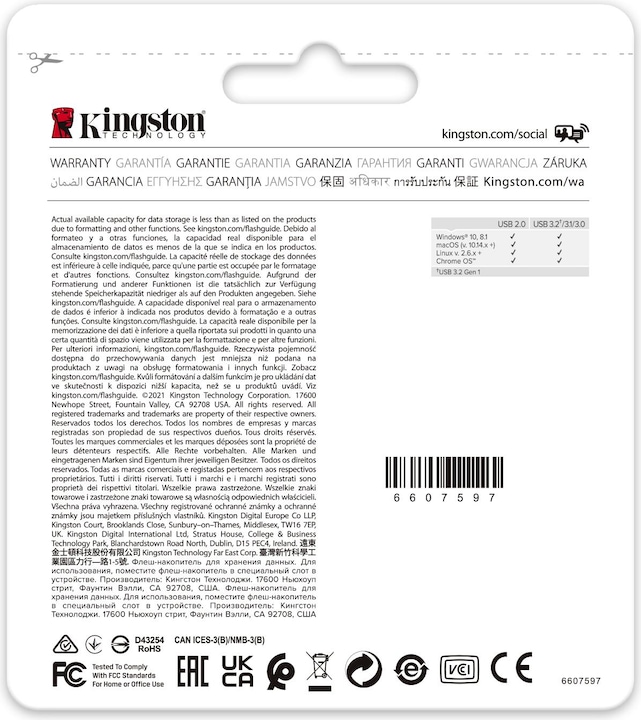 Produktbild Kingston DataTraveler Exodia M (64 GB, USB-A, USB 3.2)