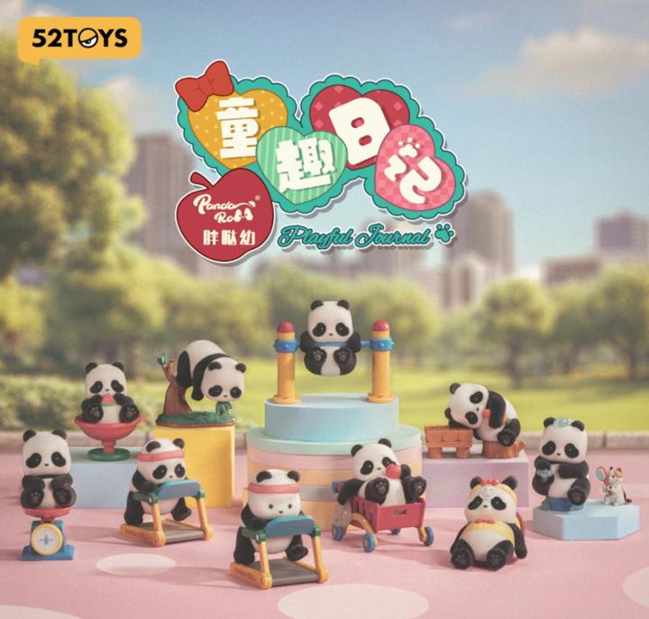 Actual product image 52Toys PANDA ROLL Playful Journal Series 1pz Assortimento