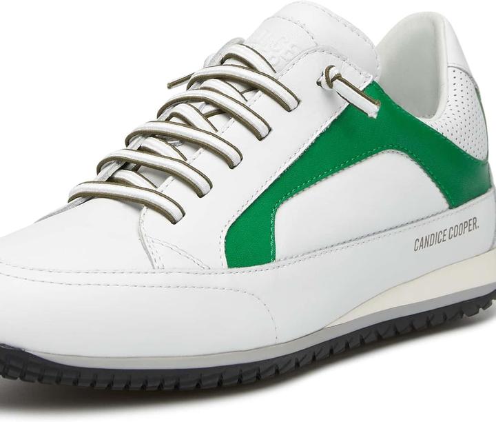 Image du produit Candice Cooper Runlo Flash-sneakers van verouderd leer, wit, Wit, 39 EU (39)