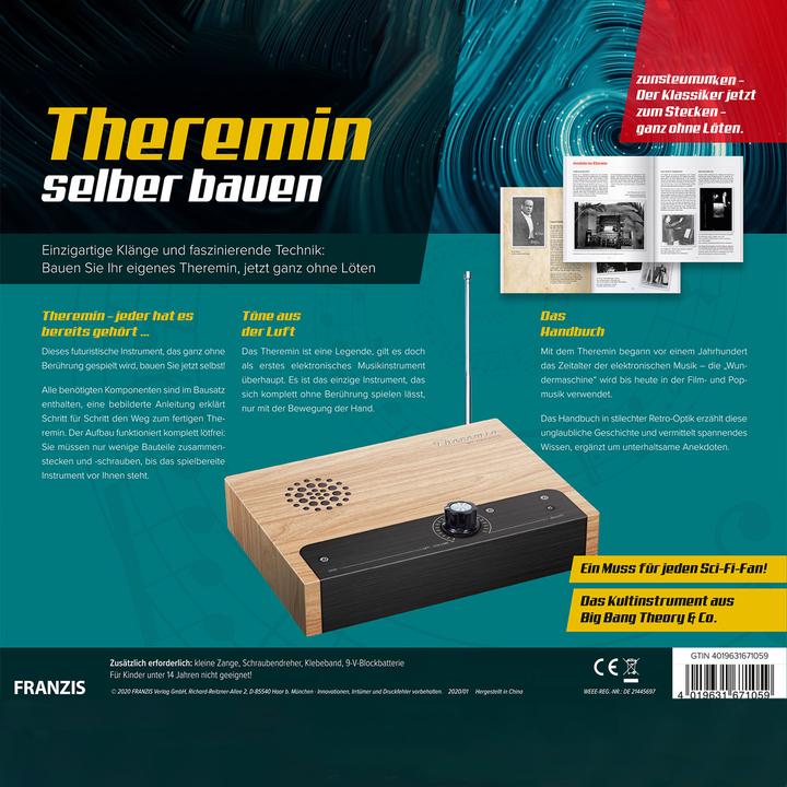 Produktbild Franzis Theremin selber bauen