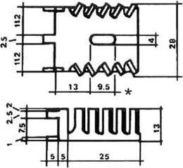 Produktbild HP Autozubehör KÜHLKÖRPER TO220/TO3P 15.5°C/W MIT PINS (Gehäuse)