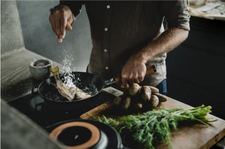 Actual product image Fiskars Norden frying pan, 26cm (26 cm, Frying pan, Cast iron)