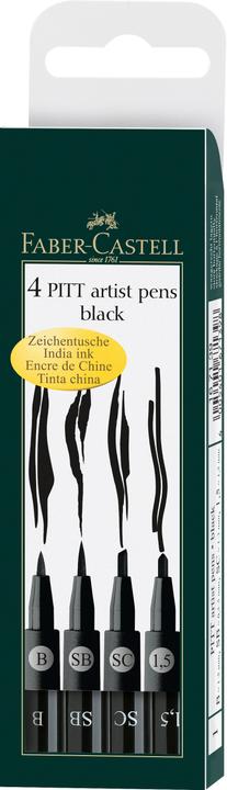 Produktbild Faber-Castell Pitt Artist Pen Tuschestift (4x)