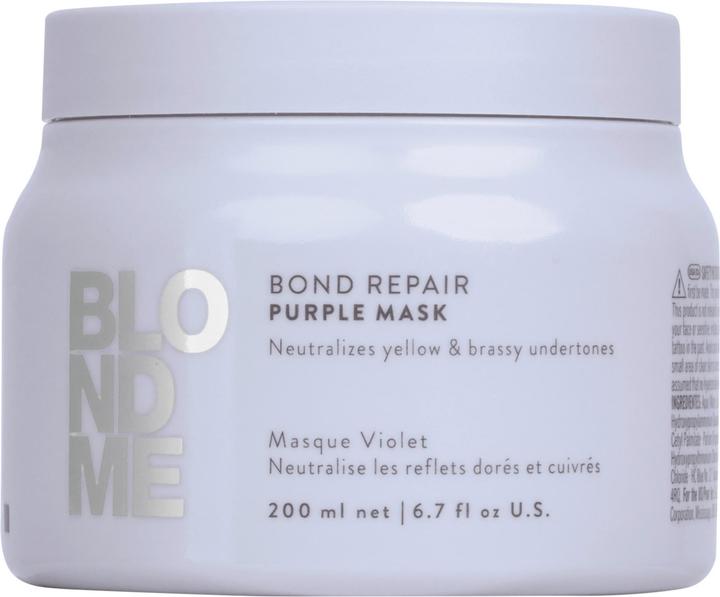 Actual product image Schwarzkopf Professional BLONDME Bond Repair Lila Maske (200 ml)